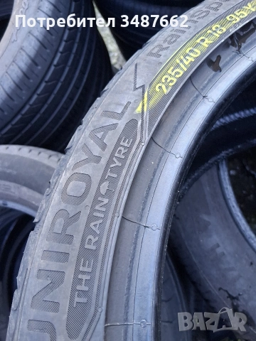 235 40 18 UNIROYAL 2бр летни дот 2020г , снимка 3 - Гуми и джанти - 53816098