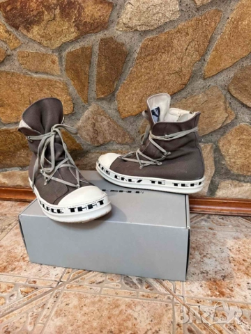 Оригинални мъжки обувки Rick Owens , снимка 4 - Кецове - 52178400