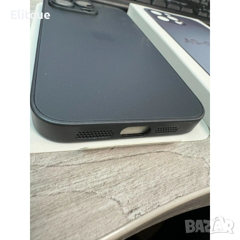 Кейс Със Стъклен Гръб за 15 PRO MAX, снимка 3 - Калъфи, кейсове - 53099970