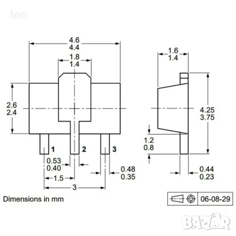 BCX56-16 smd 80V, 1A, 1,25W, снимка 3 - Друга електроника - 48036289