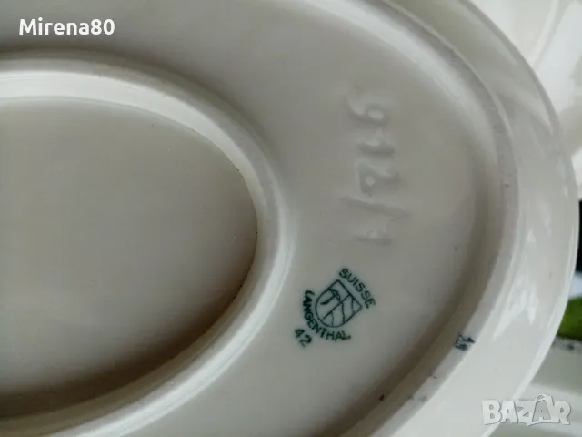 Швейцарски порцелан, снимка 5 - Чинии - 50422032