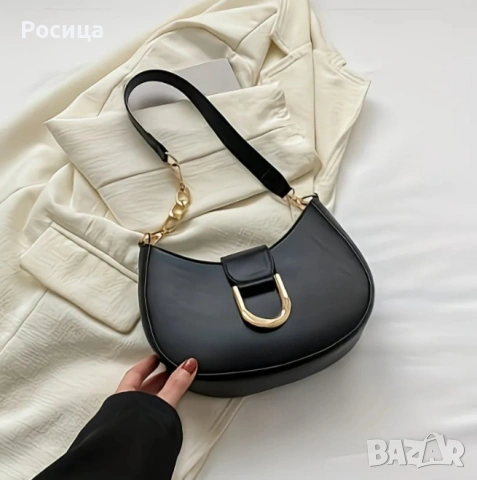Дамска черна чантичка , снимка 2 - Чанти - 54196133