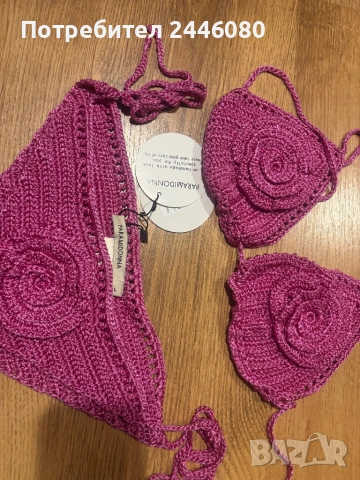 Оригинален бански розов, снимка 3 - Бански костюми - 53650424