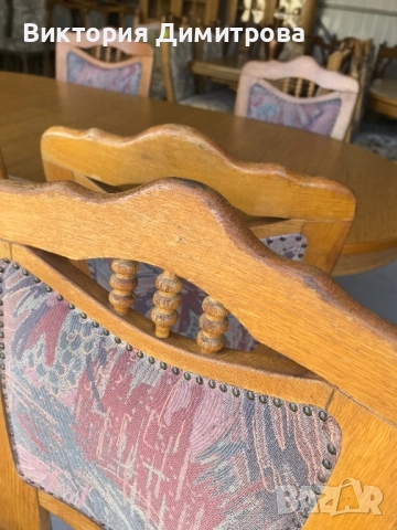 Комплект от 8 трапезни стола , снимка 6 - Столове - 51738351