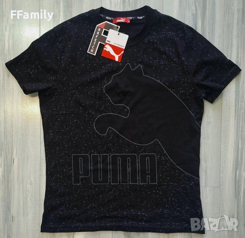 Черна / Бяла Tениска Puma [S - XXL], снимка 5 - Тениски - 54149714