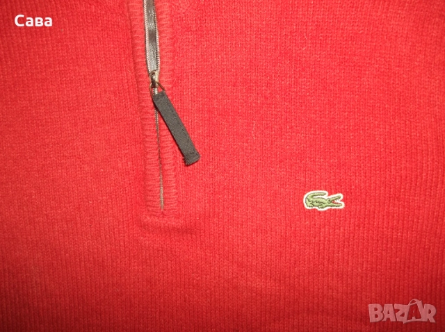 Пуловер LACOSTE  мъжки,М, снимка 3 - Пуловери - 52111182