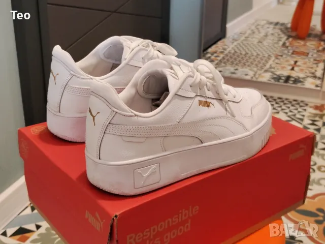 Дамски маратонки Puma Carina Street Sneakers 41, снимка 3 - Маратонки - 49149705