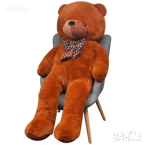 vidaXL Мека плюшена играчка мече XXL кафяво 160 см(SKU:80100), снимка 4 - Кукли - 49506688