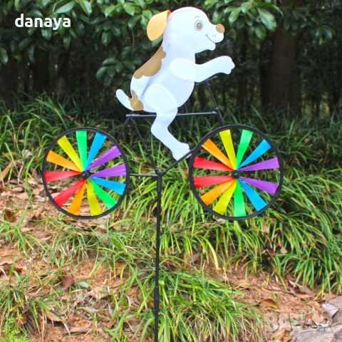 3666 Голяма градинска въртележка Велосипед Дъга с животинче, снимка 6 - Градински мебели, декорация  - 40366406