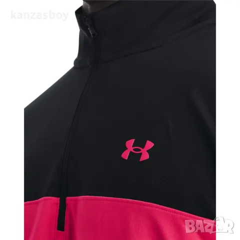 Under Armour Storm Midlayer Golf  1/2 Zip - страхотна мъжка блуза КАТО НОВА Л, снимка 2 - Спортни дрехи, екипи - 46874585