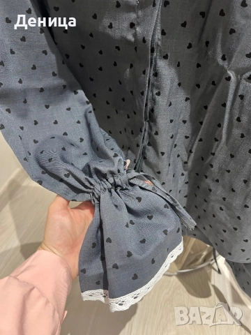Риза овърсайз сива, снимка 5 - Ризи - 52165247