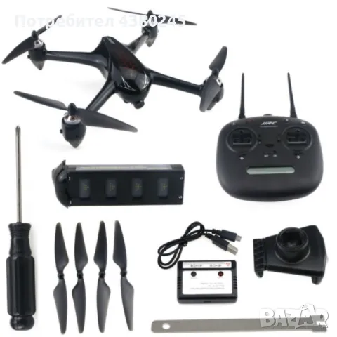 Мини дрон с FHD 1080P камера и дистанционно управление JJRC X8GPS5Gwifi DRON, снимка 5 - Дронове и аксесоари - 49127619