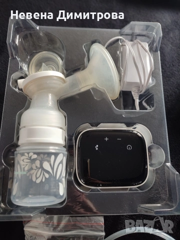 Електрическа помпа за кърма Canpol + 2 стъклени шишета , снимка 2 - Помпи за кърма - 53993357