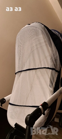 Комбинирана детска количка с всички екстри 3в1-дъждобран,човалчета,комарник,чанта..., снимка 5 - Детски колички - 53602340