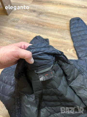 Мъжко олеотено пухено яке MAMMUT Broad Peak Pertex Qtum 850+cuin Down Jacket , M Размер , снимка 10 - Якета - 53814145