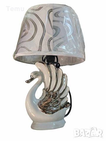 Лампа-лебед - нощно осветление с формата на грациозен лебед, снимка 3 - Настолни лампи - 45827431