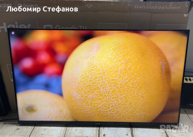 Телевизор HAIER H43K800UX 4K Ultra HD LED SMART TV, GOOGLE TV, 43инча, снимка 2 - Телевизори - 51935301