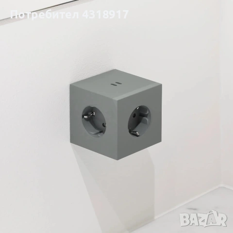  Удължител AVOLT x Bauhaus-Archiv, Square 2, 3 контакта, 2xUSB-C, идеален за дома/офиса, снимка 4 - Друга електроника - 53095206