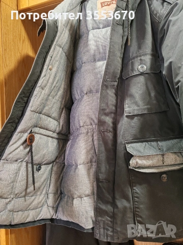 Тъмно-синьо яке LEVI'S, снимка 5 - Якета - 53168382