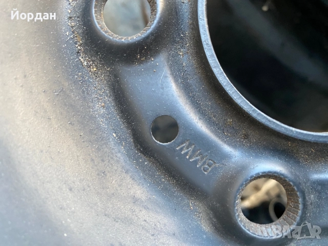 Желязни джанти за BMW, снимка 4 - Гуми и джанти - 52508612