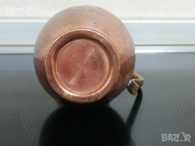 Стара немска медна каничка , снимка 4 - Антикварни и старинни предмети - 53533950