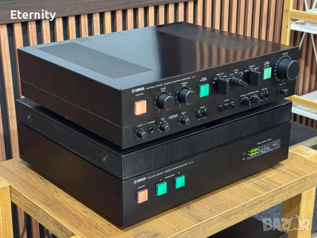 Yamaha M-4 + Yamaha C-4 / Пред и крайно стъпало, снимка 8 - Ресийвъри, усилватели, смесителни пултове - 53445137