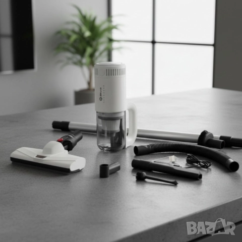 Висококачествена безжична прахосмукачка Tilihome Cordless Vacuum Cleaner – пълна свобода при почиств, снимка 2 - Друга електроника - 52040102