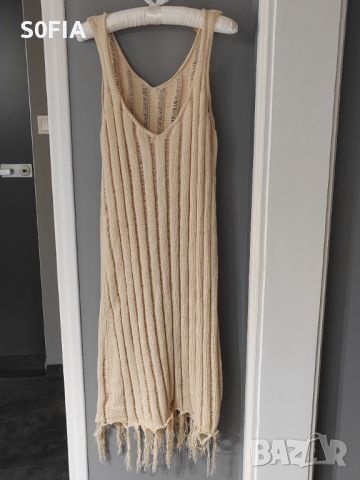 Плажна плетена рокля, снимка 1 - Бански костюми - 46374750