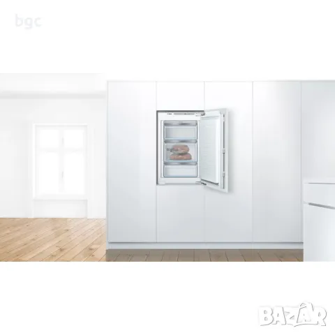 НОВ Фризер за вграждане Bosch GIV21AFE0, 97 л, LowFrost, 3 чекмеджета, Клас E, H 87 см, Сребрист - 2, снимка 3 - Фризери - 47422625