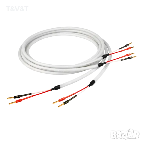 Chord Clearway speakers audio cable, 4x1m, with Chord banana plugs, снимка 1 - Аудиосистеми - 48007528