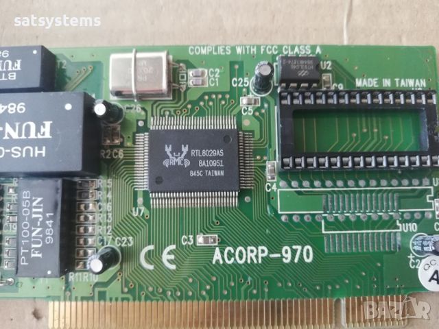 ACORP-970 PCI Network Adapter Card, снимка 7 - Мрежови адаптери - 45641662