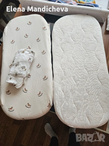 Чаршаф с ластик Чаршаф за легло Чаршаф за бебешка кошара повивалник с ластик памук и микрофибър, снимка 5 - Кошарки - 54213296