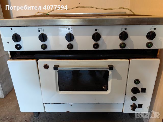 Голяма готварска печка , снимка 2 - Печки, фурни - 45542278