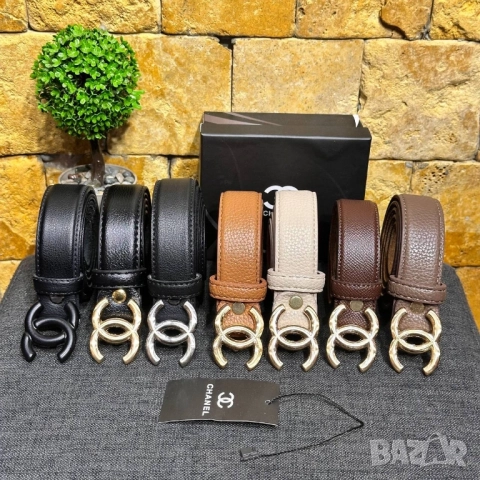 колани от естествена кожа в кутия chanel 