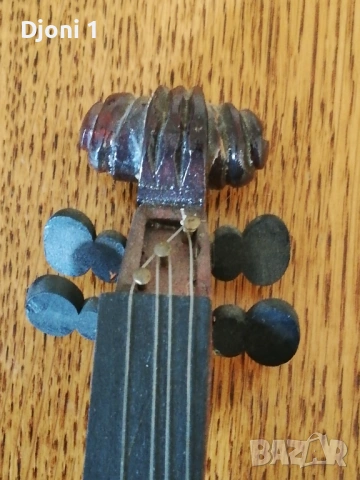 Колекционерска мини цигулка , снимка 3 - Антикварни и старинни предмети - 53533375