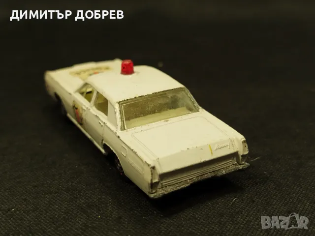 СТАРА РЕТРО МЕТАЛНА КОЛИЧКА MATCHBOX ENGLAND MERCURY POLICE , снимка 3 - Колекции - 48881912