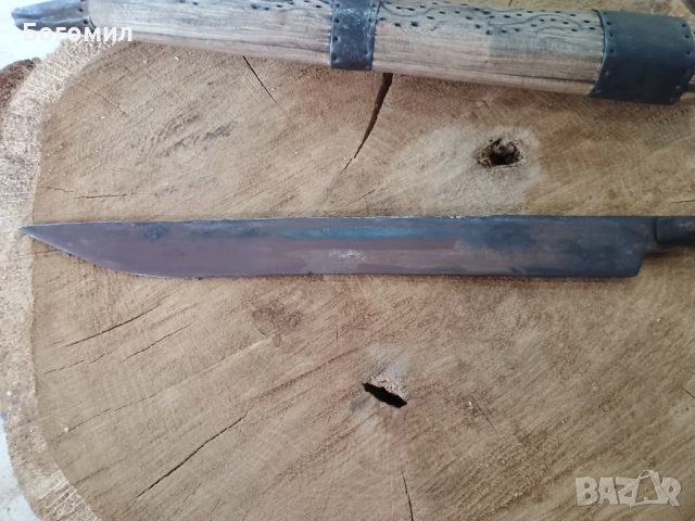 Стар нож с кания., снимка 6 - Антикварни и старинни предмети - 52833918