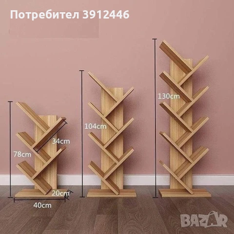 Етажерка библиотека, снимка 9 - Етажерки - 50856017