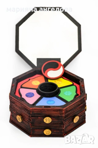 Дървена кутия за чудотворци на майстор Фу, снимка 2 - Конструктори - 54230784