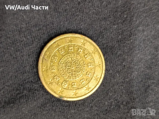 Монета 50 евро цента Португалия 2002г. 