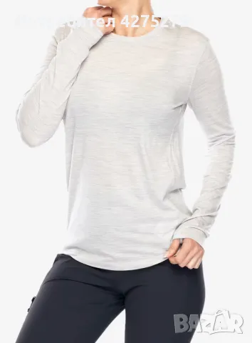 Arcteryx Lana Merino Wool Crew Neck Shirt LS дамска блуза с дълъг ръкав M, снимка 2 - Блузи с дълъг ръкав и пуловери - 49364248