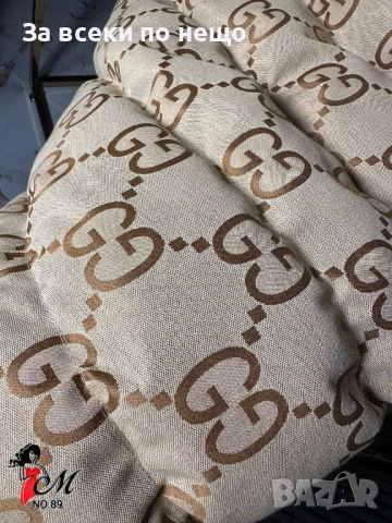 Gucci Мъжко Бежово Зимно Яке С Качулка Код SK329, снимка 2 - Якета - 52599265