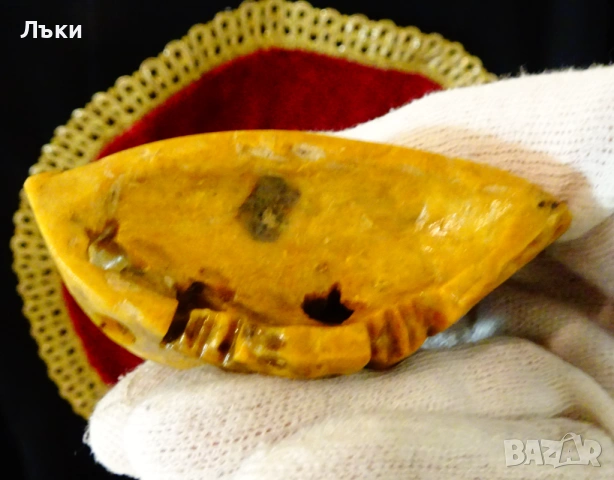 Мастилница от сапунен камък с прасенце. , снимка 6 - Антикварни и старинни предмети - 54058931