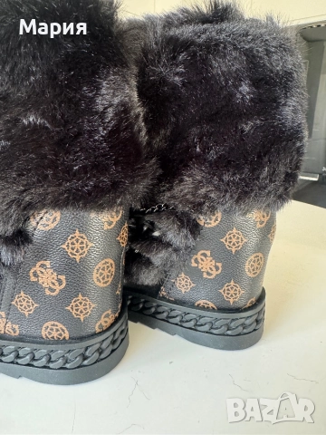 Дамски ботуши/зимни боти марка „GUESS“/40 с вътрешен ток 5см. , снимка 6 - Дамски ботуши - 52402217