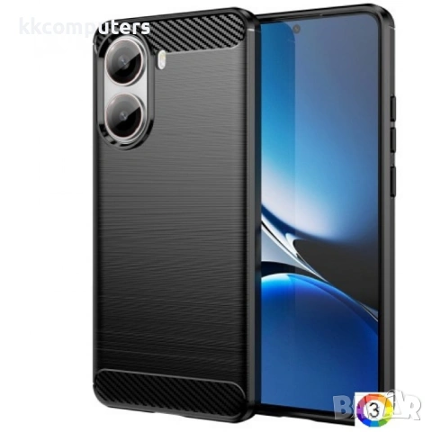 Xiaomi Poco X7 Pro 5G / Redmi Turbo 4 5G Удароустойчив Carbon Fiber Калъф и Протектор, снимка 3 - Калъфи, кейсове - 53177526