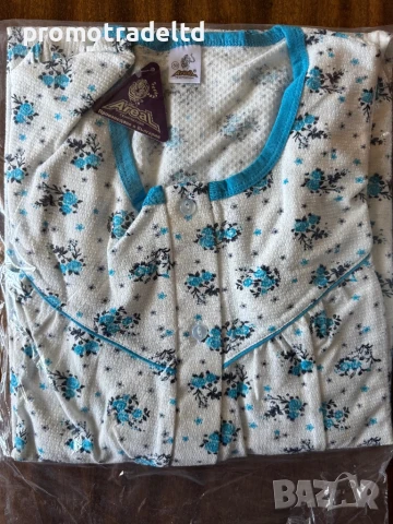 Нощница крепон къс ръкав Ареал, снимка 6 - Нощници - 50871087