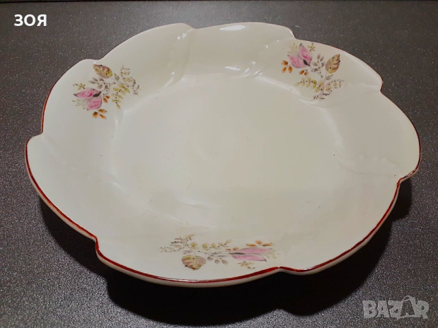 Голяма чиния за торта и сладкиши.30см. 