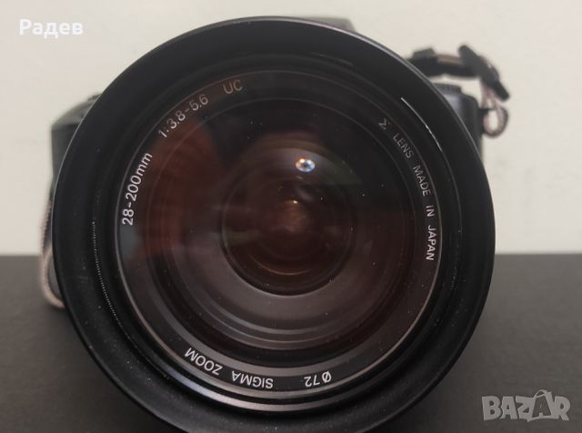 Canon EOS 500 SLR с обектив sigma asperial 28-200mm 1:3.8-5.6 UC , снимка 3 - Фотоапарати - 45675983