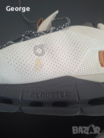 Маратонки On Cloudnova white/pecan, снимка 7 - Маратонки - 54303536