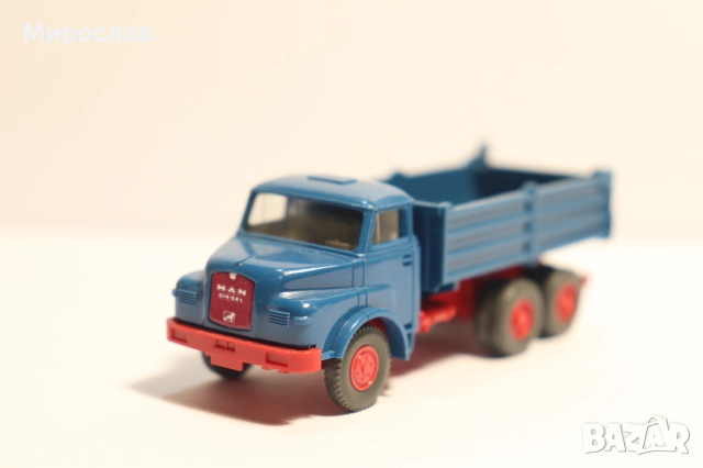 WIKING 1:87 H0 MAN САМОСВАЛ КАМИОН КОЛИЧКА МОДЕЛ, снимка 7 - Колекции - 52611851